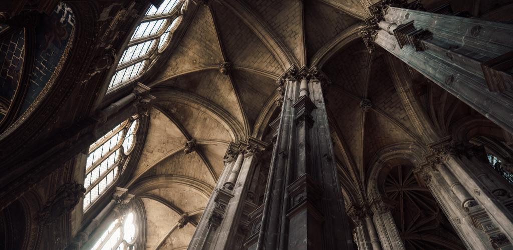 Church hall: Photo by JOHN TOWNER on Unsplash.